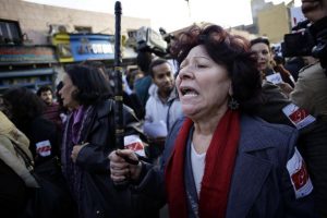 Le 6 février 2013, manifestation au Caire pour mettre fin aux violences sexuelles
