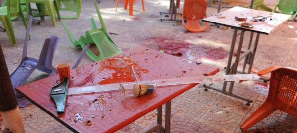 28 mars 2013: Université de Damas, école d'architecture, bombardée.