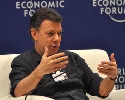Juan Manuel Santo à Davos