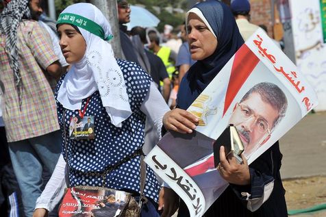 Départ pour la manifestation pro-Morsi du 26 juillet 2013