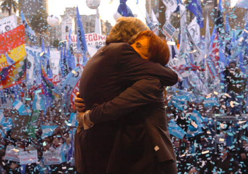 Néstor Kirchner et Cristina Fernandez-Kirchner