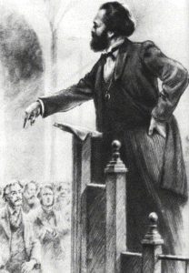 Marx à la session inaugurale en 1864