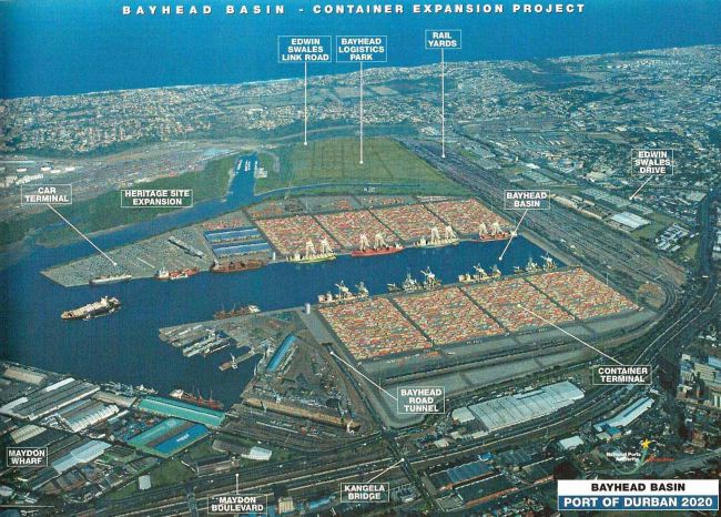 Porjet de nouveau port à Durban