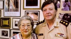 Hebe Bonafini et César Milani