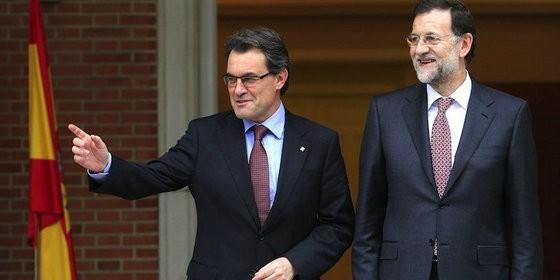 Artur Mas et Mariano Rajoy