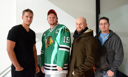 Cian Westmoreland, Michael Haas, Brandon Bryant et Stephen Lewis