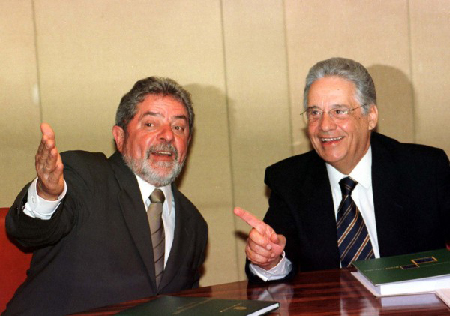 Lula et Fernando Henrique Cardoso: les «maîtres» du MLP...