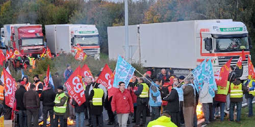 Le 17 mai 2016, les routiers se mobilisent….