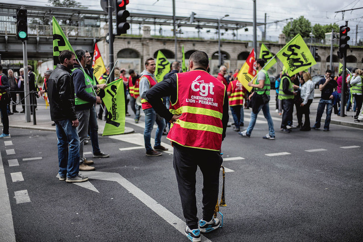 Grève à la SNCF, 1er juin 2016, Lyon