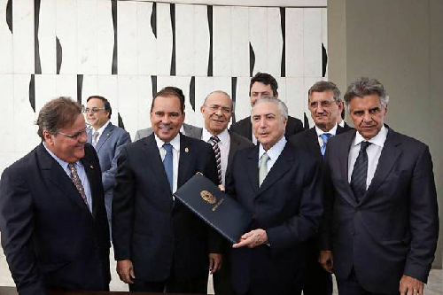 Le nouveau gouvernement de Michel Temer, le 15 mai 2016...