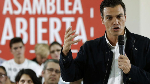 Le PSOE de Pedro Sanchez….